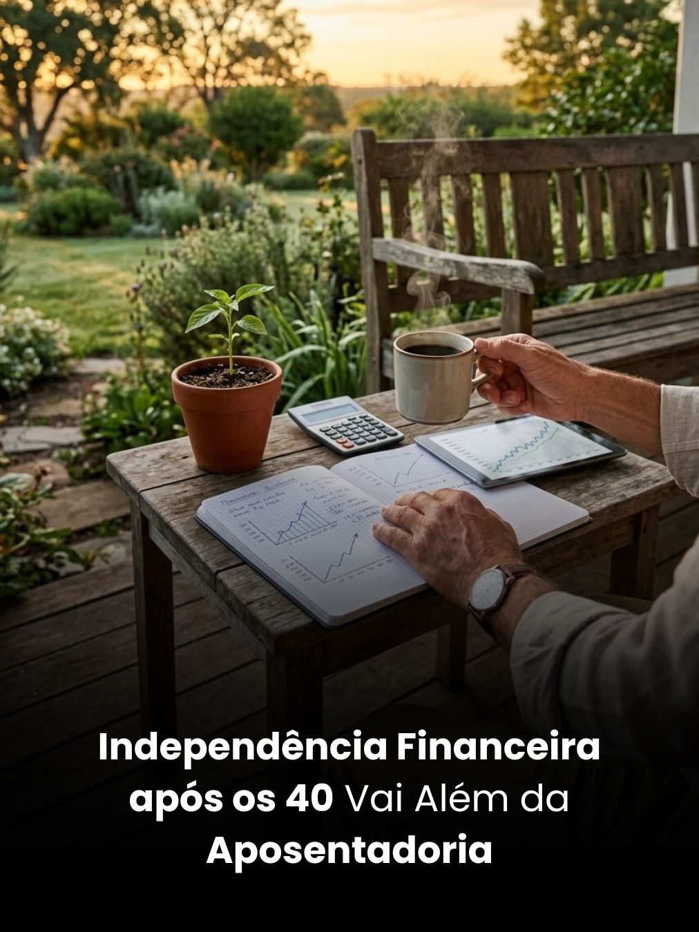 Independência Financeira após os 40 Vai Além da Aposentadoria
